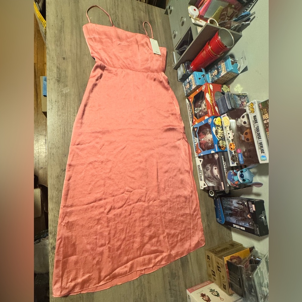 NWT Aritzia Wilfred Magdalena Satin Dress